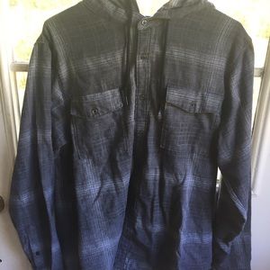 Nike flannel hoodie